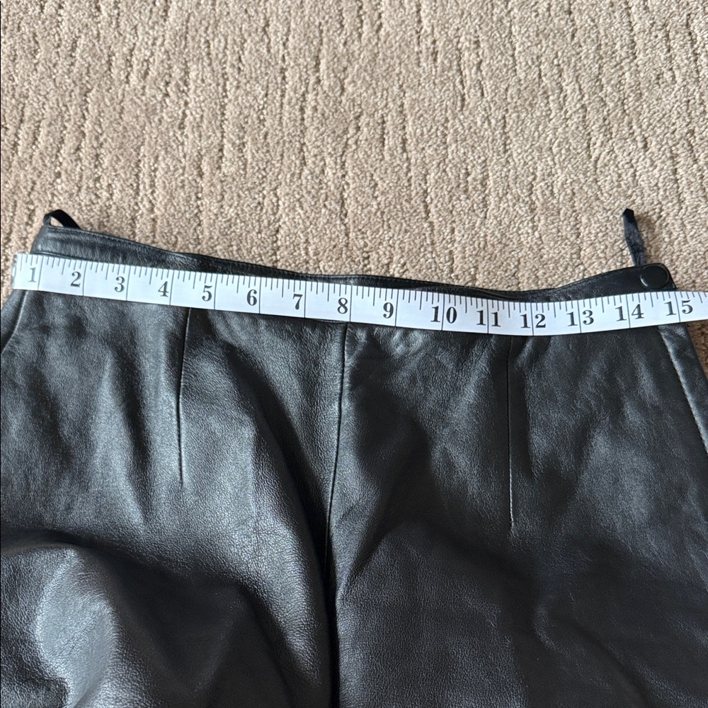 Wilsons Leather Black Straight Leg Pants - Picture 4 of 6
